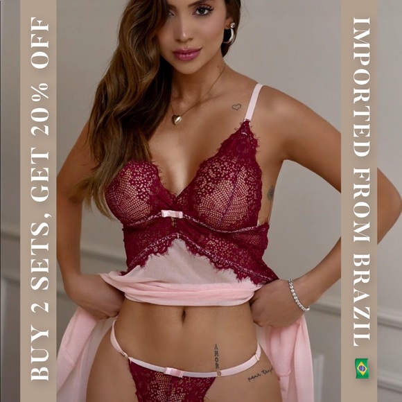 Nightgown slip dress & panty - 2 piece set - Picture 2 of 11